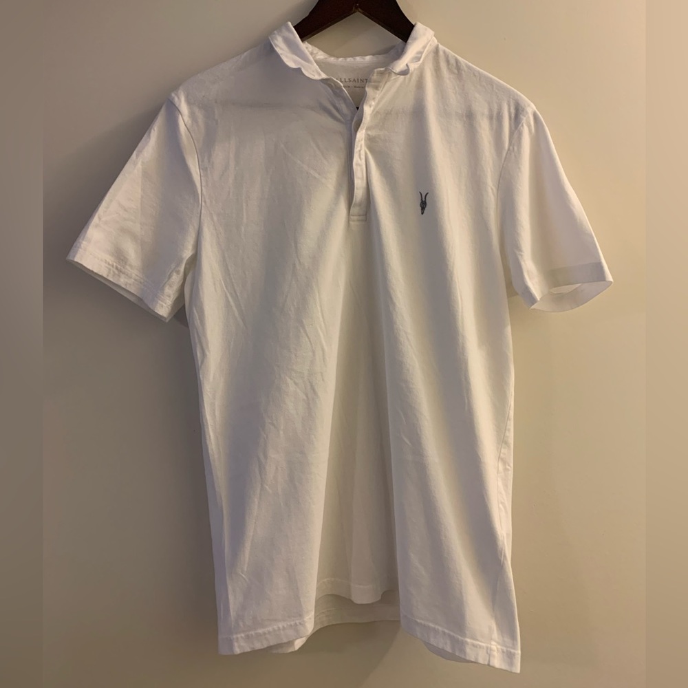 AllSaints Race Short Sleeve Polo
